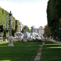 Paris | Jardin du Luxembourg | Blick auf den Fontaine de L'Observatoire vom Park aus