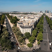 Paris | Arc de Triomphe | Blick  in  Richtung Montmartre