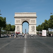 Paris | Arc de Triomphe | Blick von der Champs Élysées