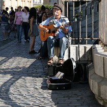 Paris | Montmartre und Sacré-Cœur | Straßenmusiker auf dem Montmartre
